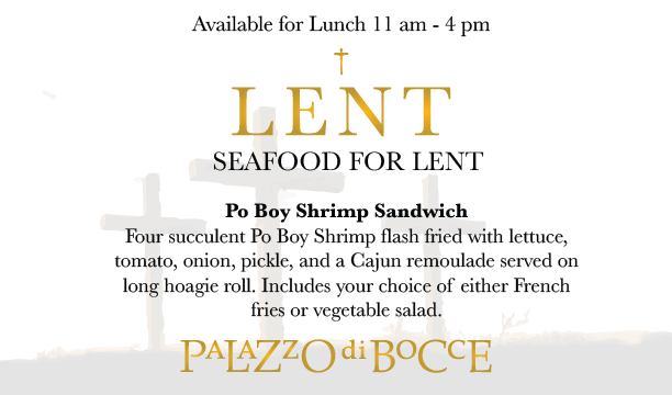 Seafood for Lent