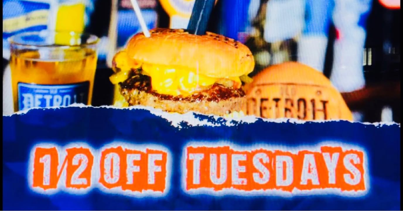 🎉 **1/2 Off Tuesdays at Old Detroit!**