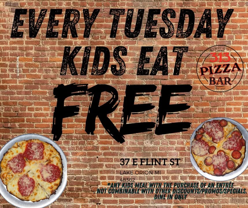 Kids Eat Free on Tuesday