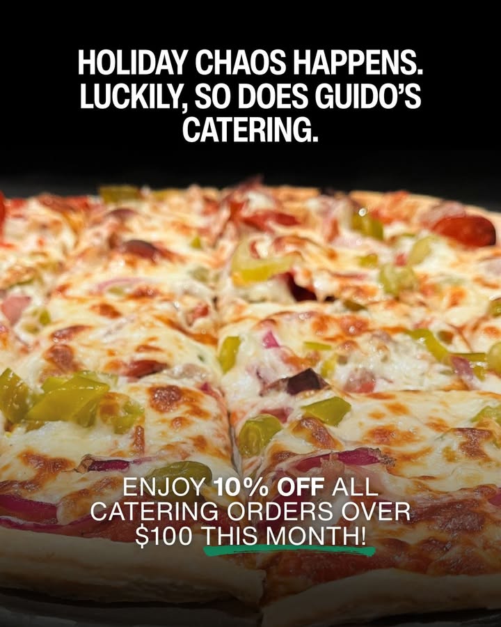 ’Tis the season to feed the whole crew with Guidos!