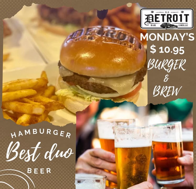 🍔🍺 **Burger & Brew Special!** 🍺🍔