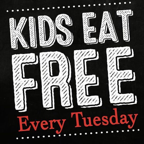 Kids Eat Free on Tuesday