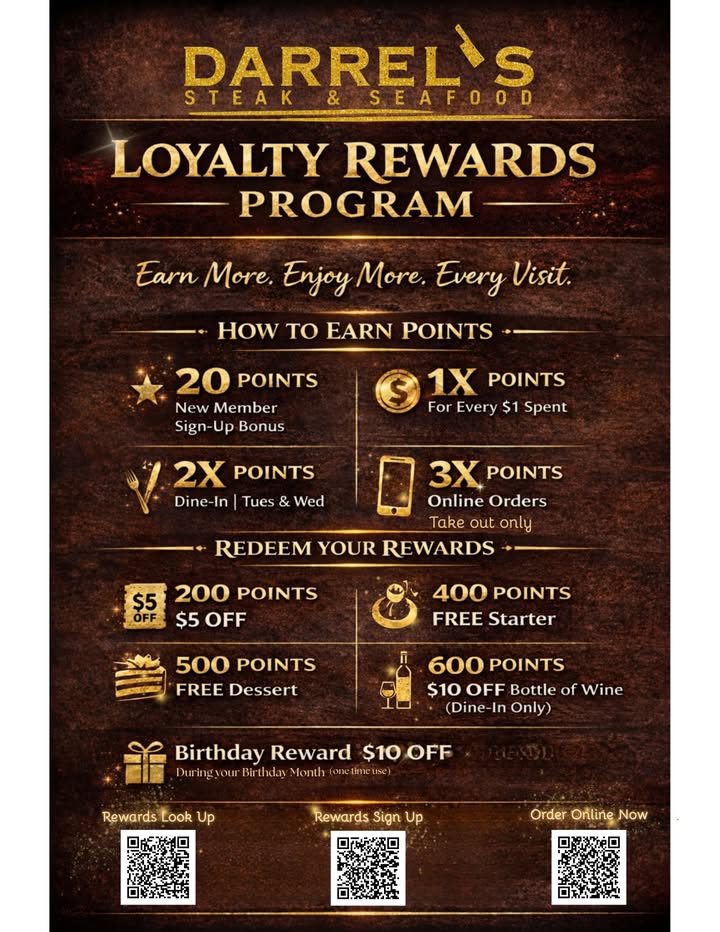 Join Our Rewards Program!!