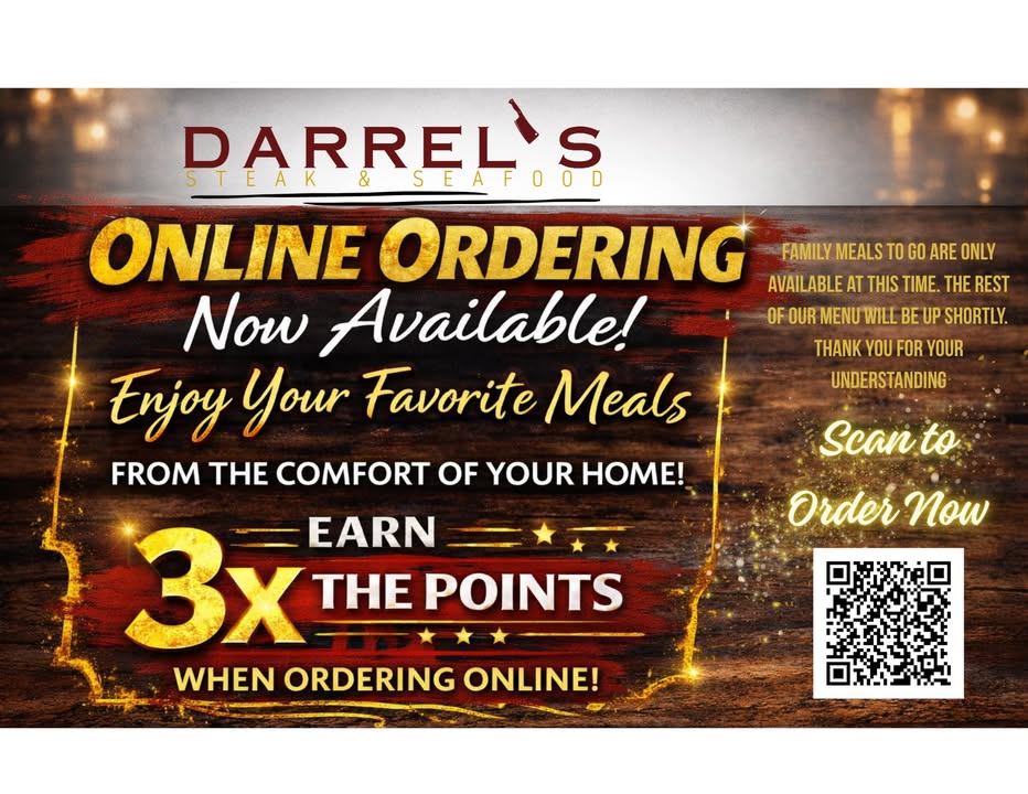 ONLINE ORDERING GOING LIVE 7:30PM SAT 3/28!!