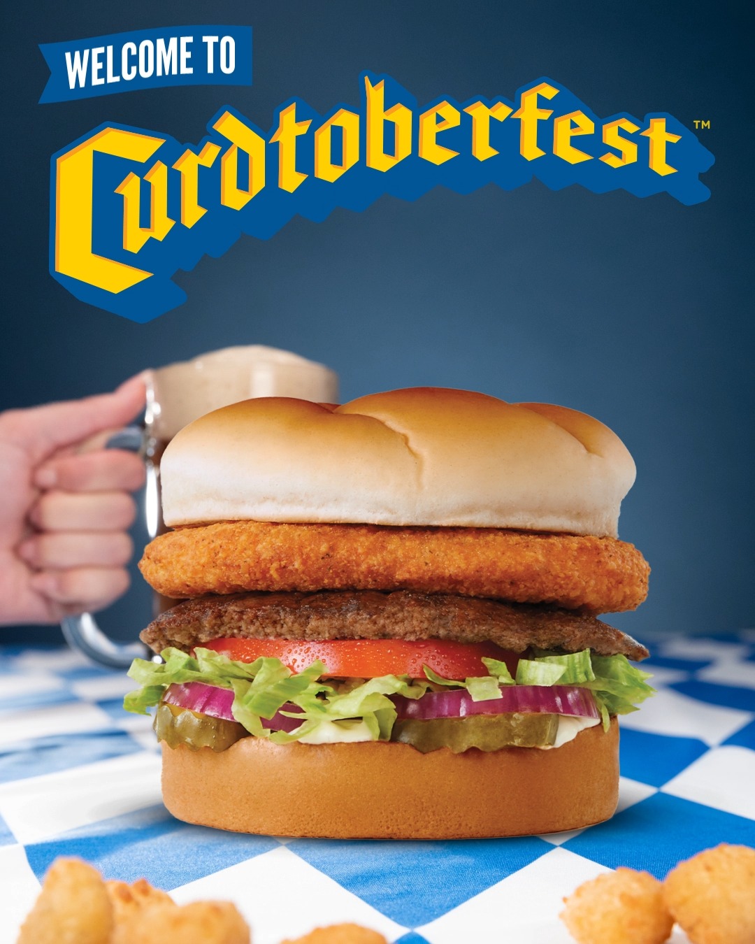 Celebrate Curdtoberfest the cheesy way with the legendary CurderBurger