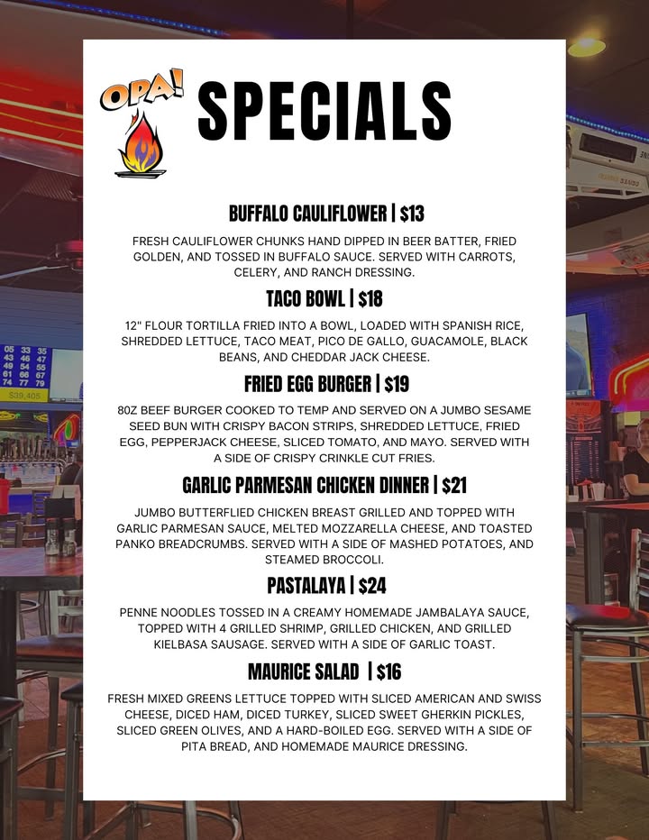 Photos from Opa Food & Spirits