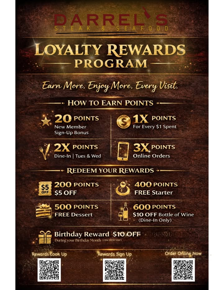 Join Our Rewards Program!!