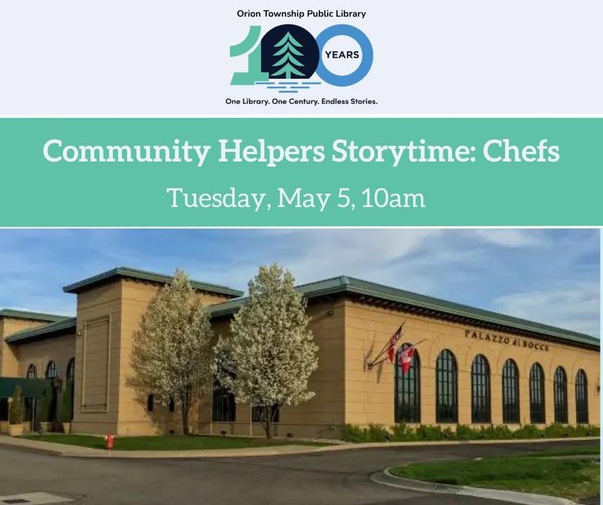 Join us for a special Storytime and meet a chef from Palazzo di Bocce