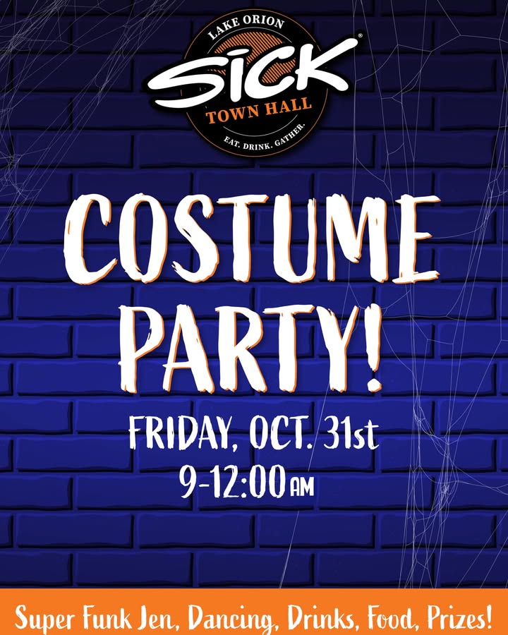 👻 It’s Halloween and the party is ON at Sick Town Hall!