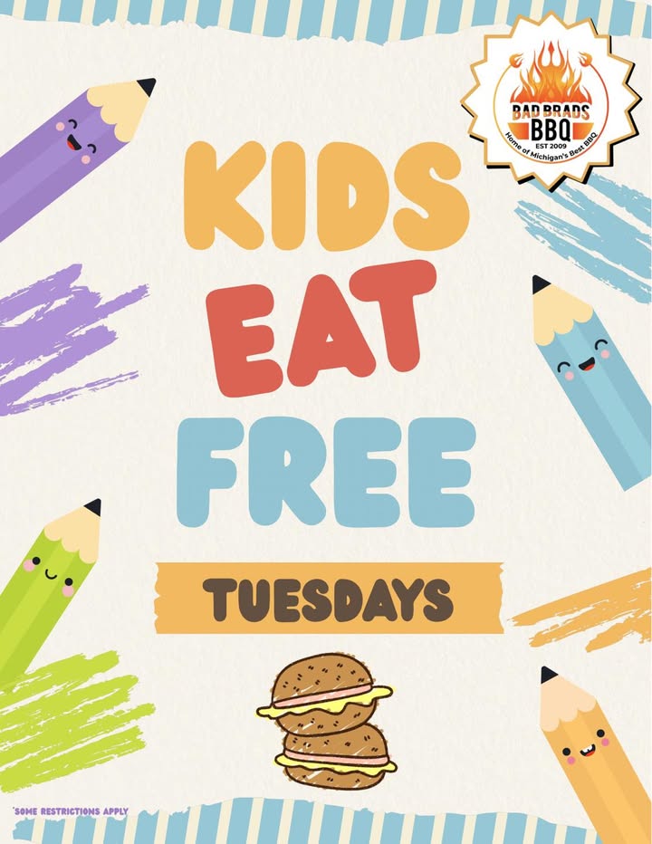 🔥 Tuesday = Kids Eat FREE 🔥
