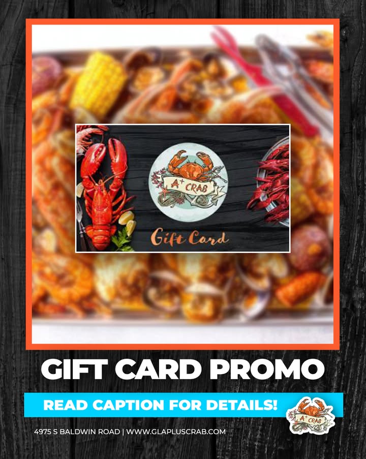 GIFT CARD PROMOTION!