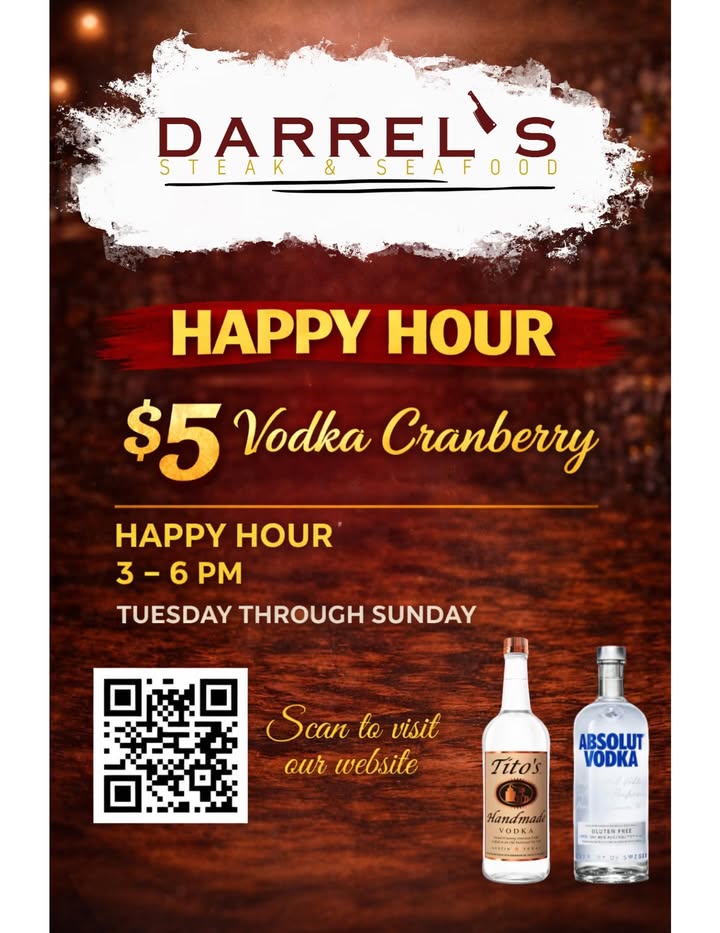 Join us for Happy Hour 🍻 See ya at 3!