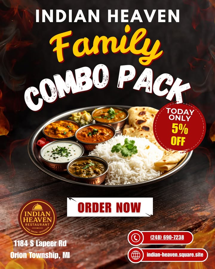 🔥 TODAY ONLY at Indian Heaven!
