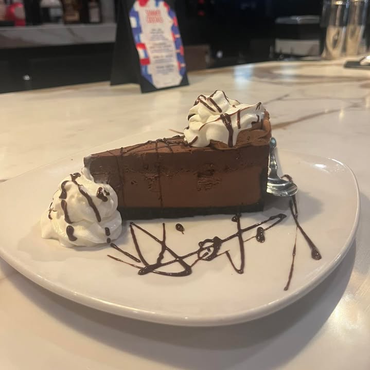 What’s better to enjoy with a delicious bottle of wine then a fantastic Italian dinner and a Godiva chocolate cheesecake?