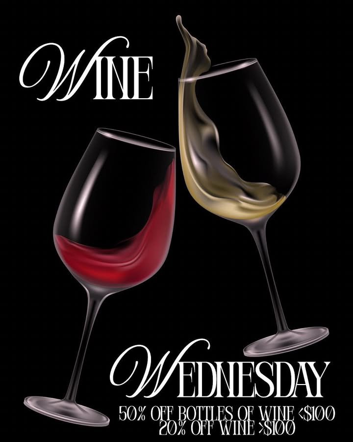 Come join us for Wine Wednesday!