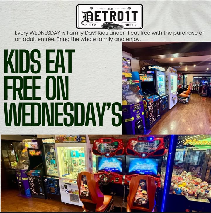 👶🍽️ **Kids Eat Free Wednesdays!** 🍽️👶